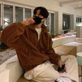 Hearujoy Autumn Corduroy Jacket Men Fashion Retro Casual Jackets Men Streetwear Korean Loose Bomber Jacket Mens Short Coat M-2XL
